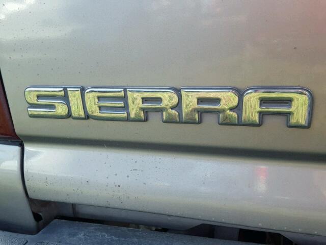 2GTEC19T631395259 - 2003 GMC NEW SIERRA GRAY photo 9