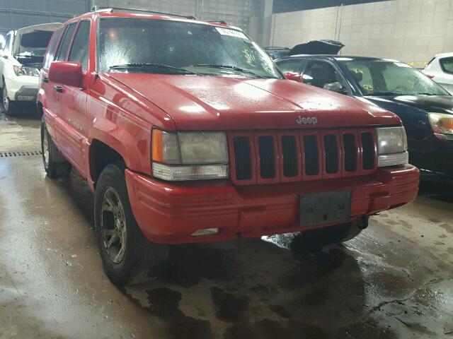 1J4GZ78Y8WC161706 - 1998 JEEP GRAND CHER RED photo 1