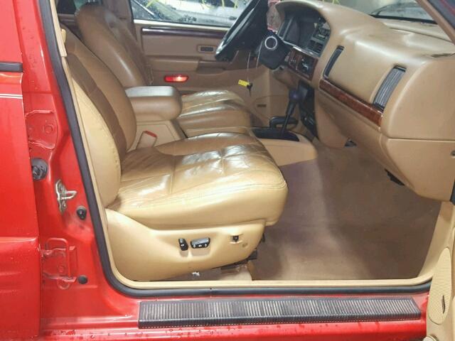 1J4GZ78Y8WC161706 - 1998 JEEP GRAND CHER RED photo 5