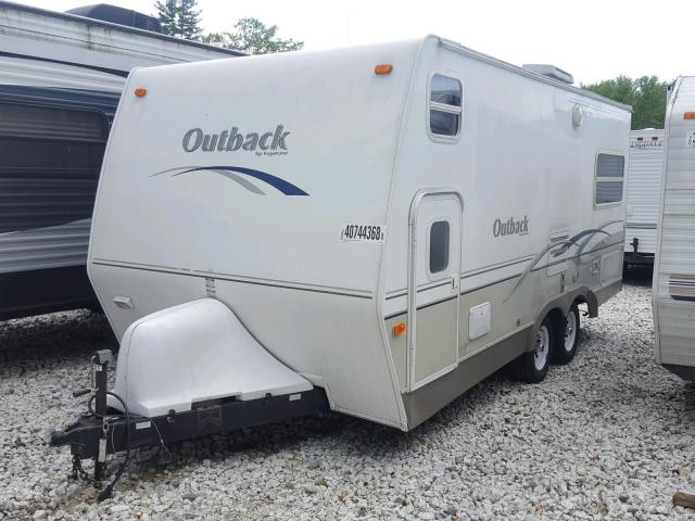 4YDT21R214G906508 - 2004 LITE OUTBACK WHITE photo 2