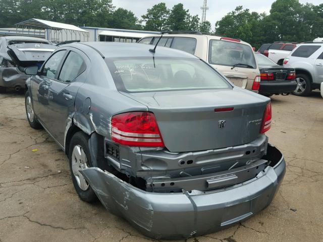 1B3CC4FB4AN210143 - 2010 DODGE AVENGER SX GRAY photo 3