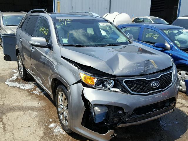 5XYKWDA2XCG279227 - 2012 KIA SORENTO SX GRAY photo 1