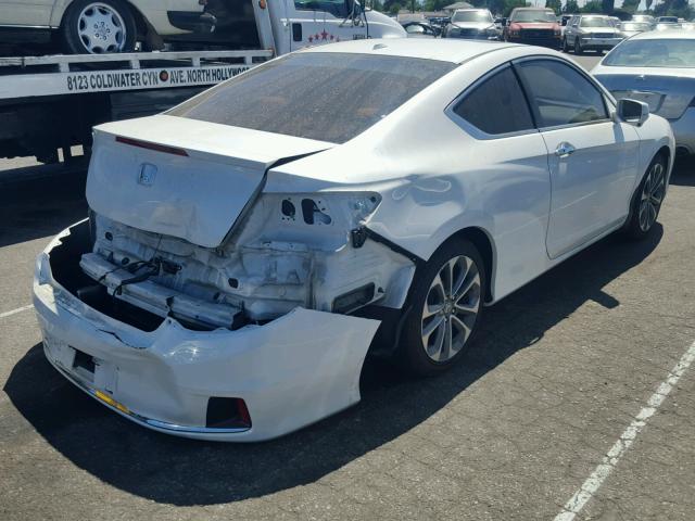 1HGCT2B83EA007143 - 2014 HONDA ACCORD EXL WHITE photo 4