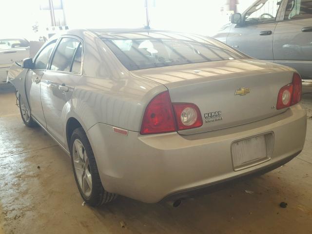 1G1ZH57B68F291335 - 2008 CHEVROLET MALIBU 1LT SILVER photo 3