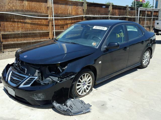 YS3FB49Y381106252 - 2008 SAAB 9-3 2.0T BLACK photo 2