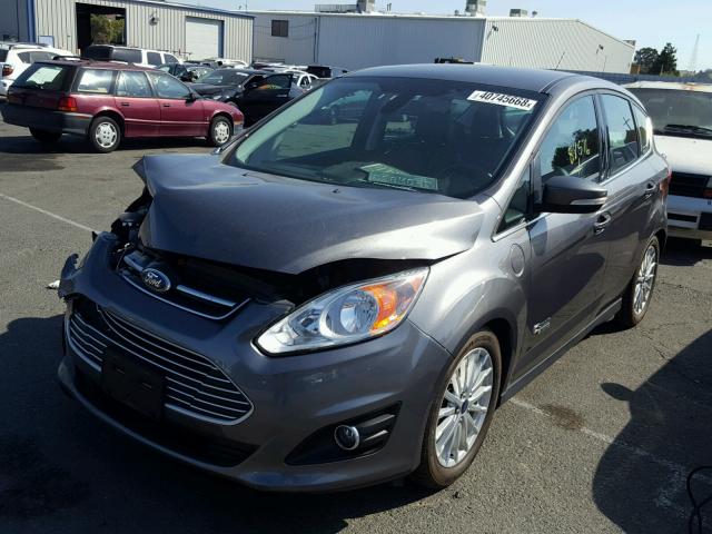 1FADP5CU6EL510745 - 2014 FORD C-MAX PREM GRAY photo 2