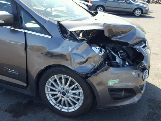 1FADP5CU6EL510745 - 2014 FORD C-MAX PREM GRAY photo 9