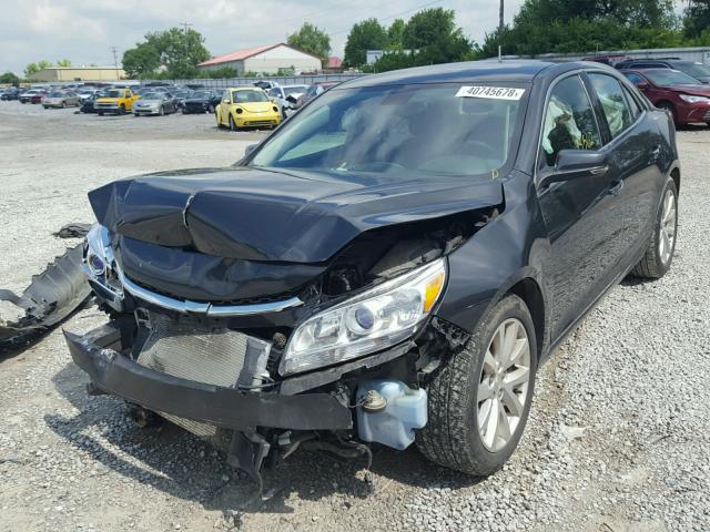1G11H5SL2EF122485 - 2014 CHEVROLET MALIBU LTZ შავი ფოტო 2