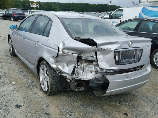 19UUA66236A064726 - 2006 ACURA 3.2TL SILVER photo 3