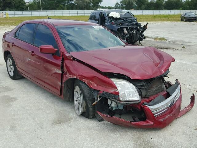 3FAHP07Z19R198268 - 2009 FORD FUSION SE BURGUNDY photo 1