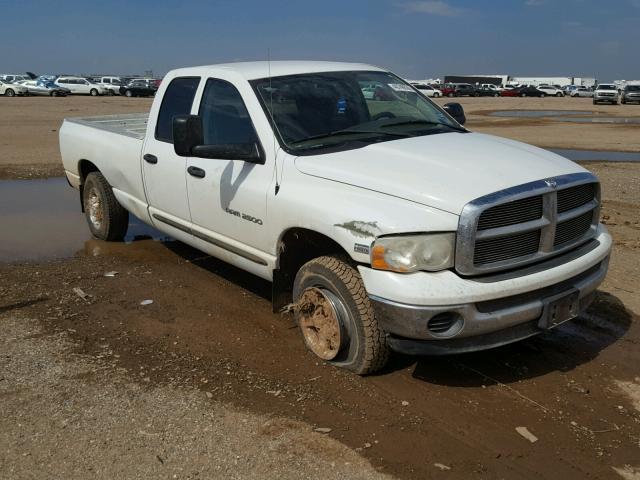 3D7KA28D63G742997 - 2003 DODGE RAM 2500 S WHITE photo 1