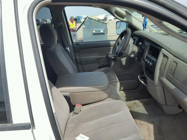 3D7KA28D63G742997 - 2003 DODGE RAM 2500 S WHITE photo 5