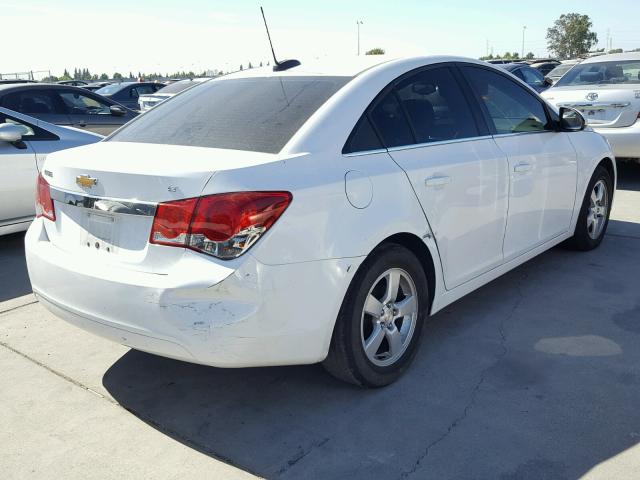 1G1PC5SB9F7215323 - 2015 CHEVROLET CRUZE LT WHITE photo 4