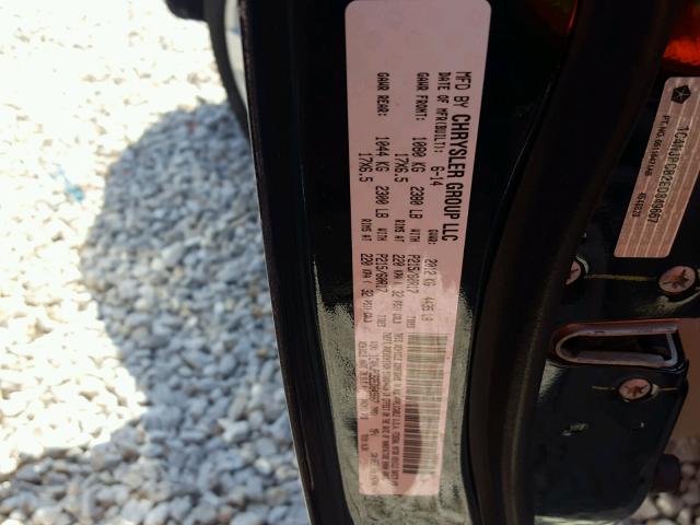 1C4NJPCB2ED849667 - 2014 JEEP PATRIOT LI BLACK photo 10