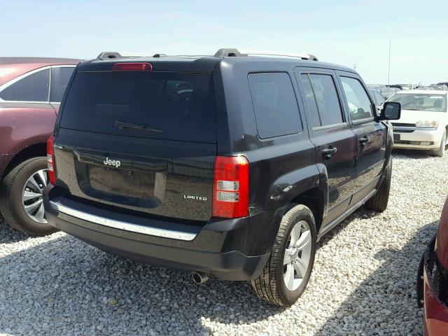 1C4NJPCB2ED849667 - 2014 JEEP PATRIOT LI BLACK photo 4