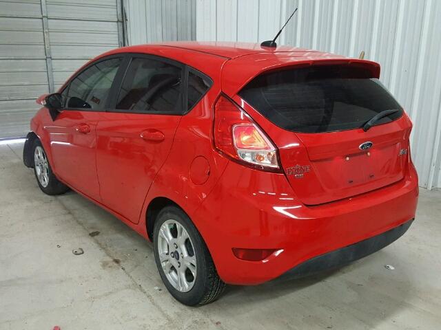 3FADP4EJ4EM134123 - 2014 FORD FIESTA SE RED photo 3