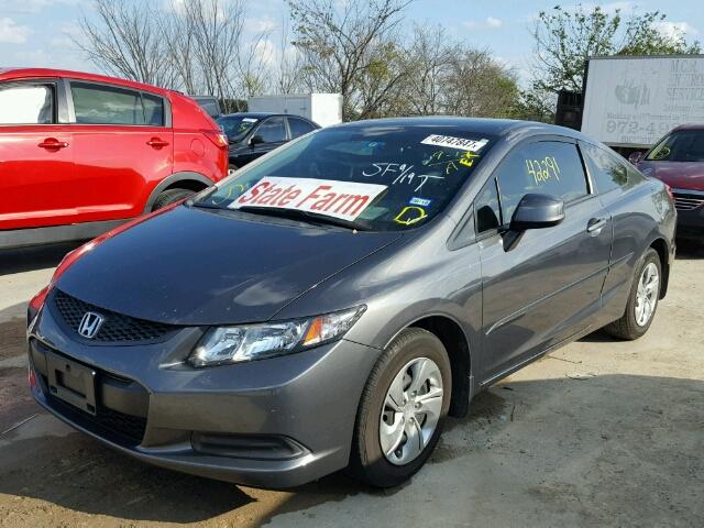 2HGFG3B53DH523368 - 2013 HONDA CIVIC GRAY photo 2