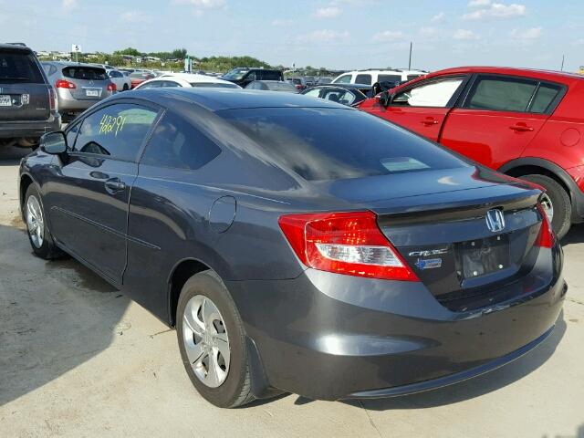 2HGFG3B53DH523368 - 2013 HONDA CIVIC GRAY photo 3