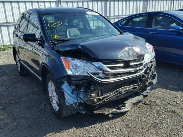 5J6RE4H70BL810726 - 2011 HONDA CR-V EXL BLACK photo 1