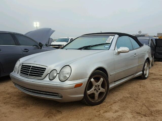 WDBLK70G73T131697 - 2003 MERCEDES-BENZ CLK 430 SILVER photo 2