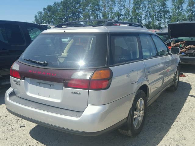 4S3BH815947612723 - 2004 SUBARU LEGACY OUT SILVER photo 4