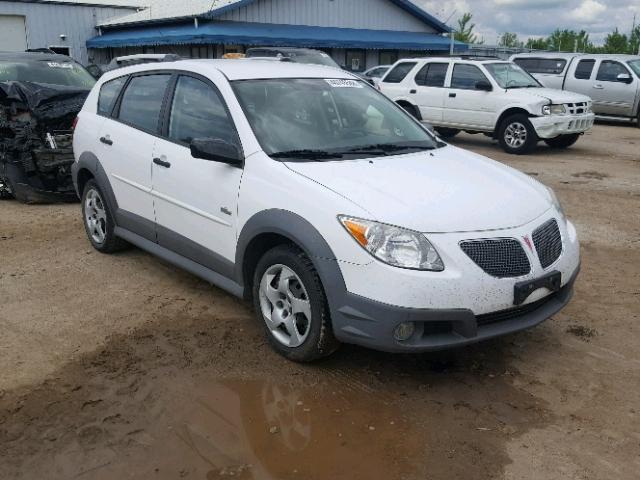 5Y2SL65838Z413328 - 2008 PONTIAC VIBE WHITE photo 1