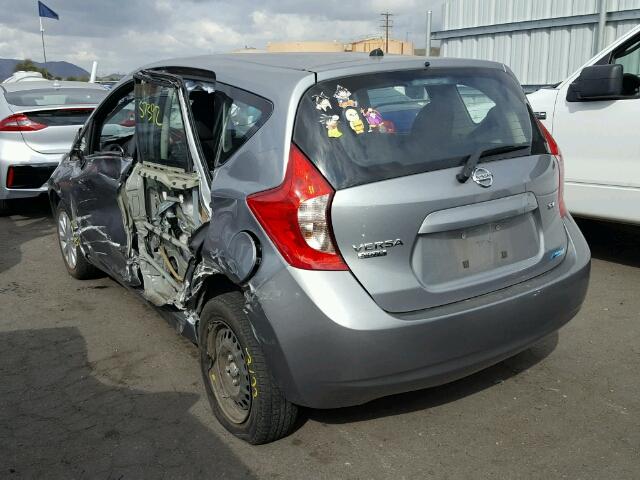 3N1CE2CP8FL371408 - 2015 NISSAN VERSA NOTE GRAY photo 3