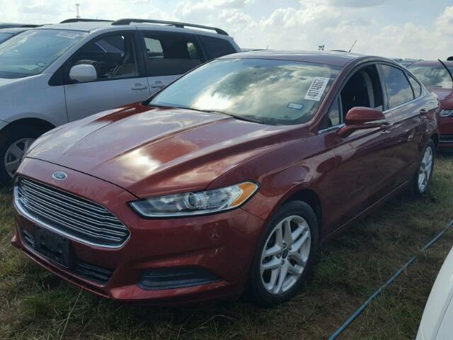 3FA6P0H72ER149224 - 2014 FORD FUSION BURGUNDY photo 2