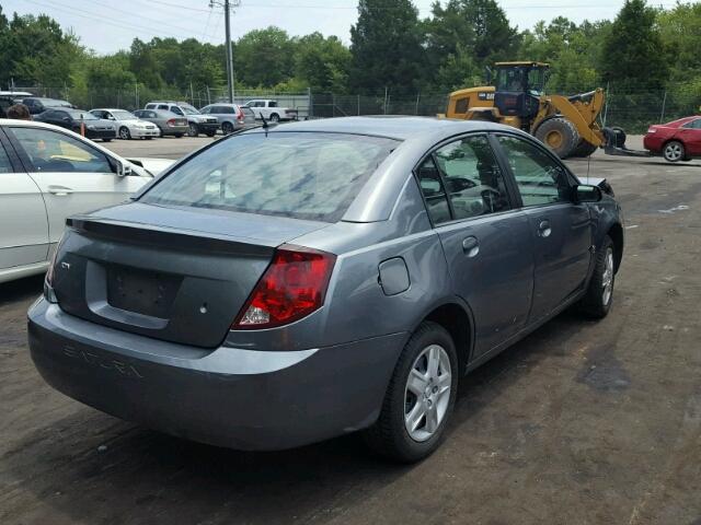 1G8AZ55F27Z169845 - 2007 SATURN ION LEVEL GRAY photo 4