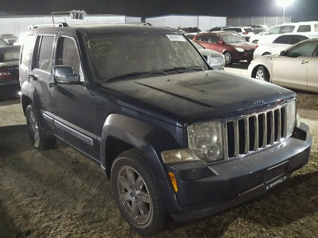 1J8GP28K68W210972 - 2008 JEEP LIBERTY SP BLUE photo 1