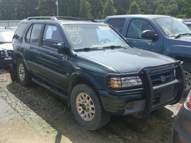 4S6DM58W6Y4400857 - 2000 HONDA PASSPORT E GREEN photo 1