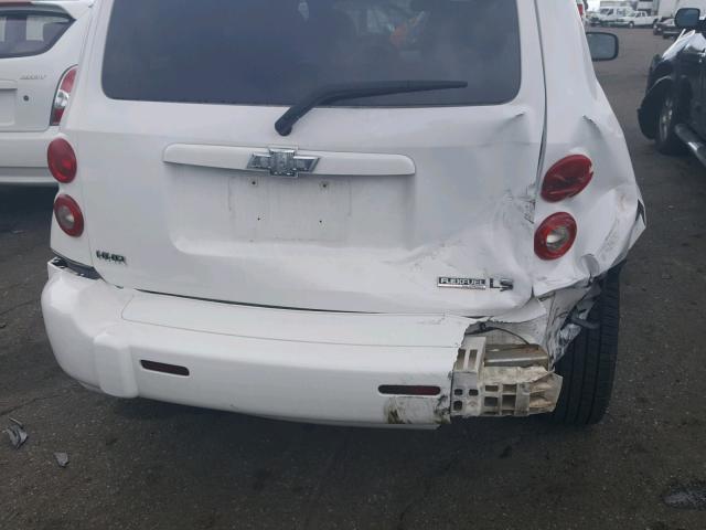 3GNCA13B89S574078 - 2009 CHEVROLET HHR LS Blanco foto 10