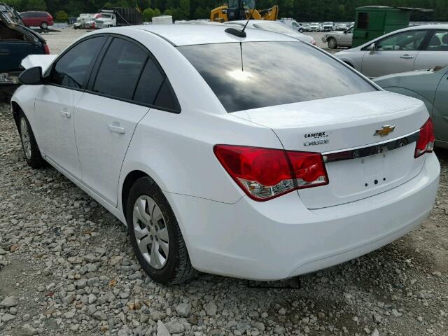 1G1PC5SH9G7186606 - 2016 CHEVROLET CRUZE LIMI WHITE photo 3