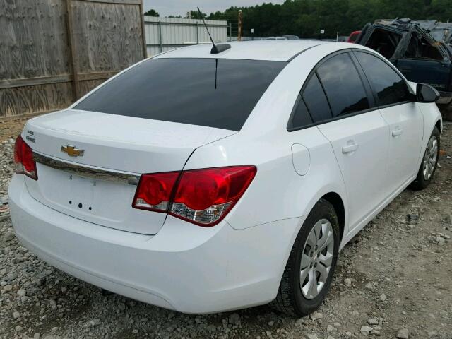 1G1PC5SH9G7186606 - 2016 CHEVROLET CRUZE LIMI WHITE photo 4