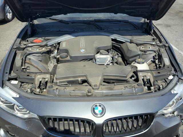 WBA4A9C51FGL86466 - 2015 BMW 428 I CHARCOAL photo 7