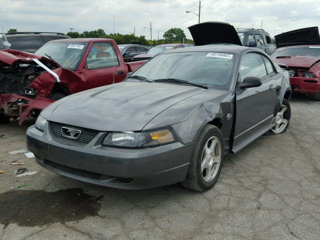 1FAFP40604F227344 - 2004 FORD MUSTANG GRAY photo 2