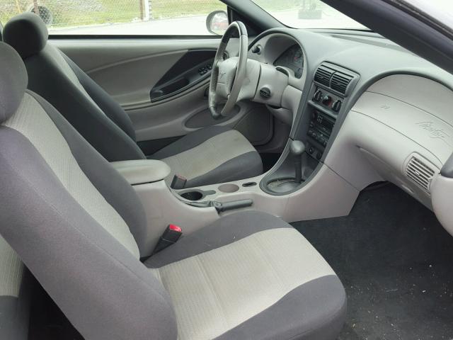 1FAFP40604F227344 - 2004 FORD MUSTANG GRAY photo 5