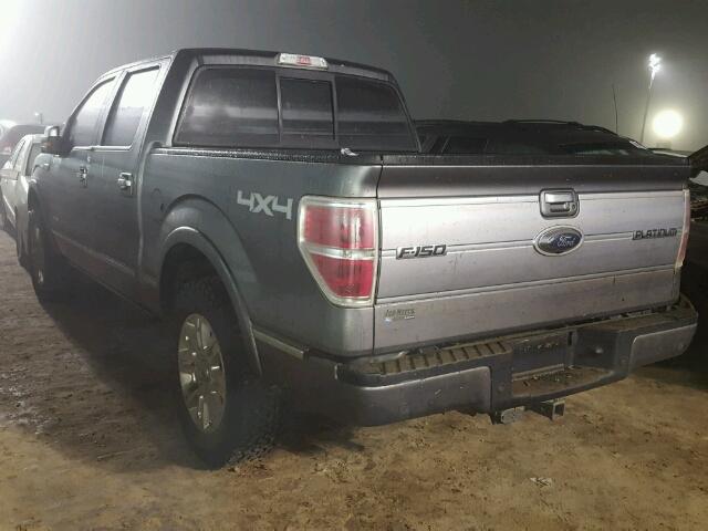 1FTFW1ET0DFC26737 - 2013 FORD F150 GRAY photo 3