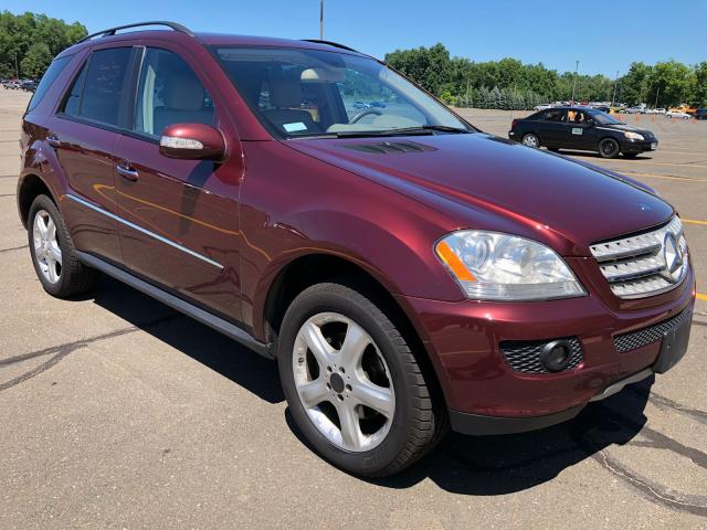 4JGBB86E48A327376 - 2008 MERCEDES-BENZ ML 350 RED photo 1