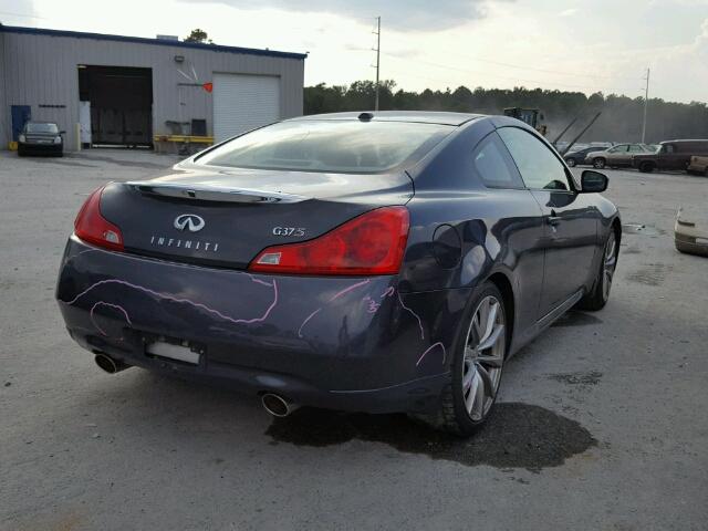 JNKCV64E28M109523 - 2008 INFINITI G37 CHARCOAL photo 4