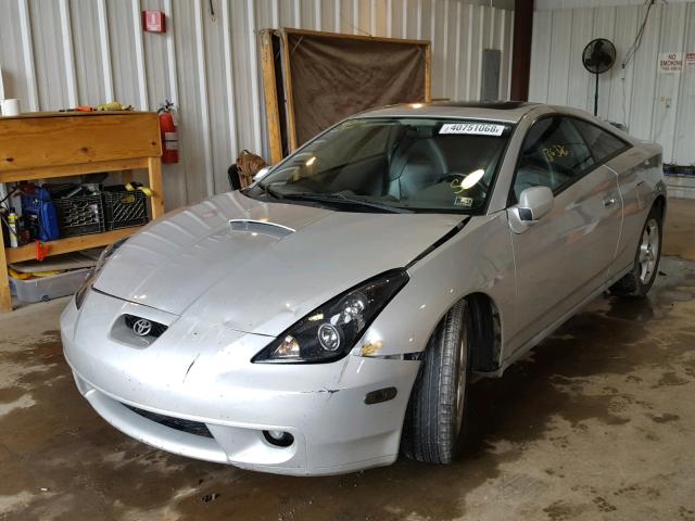 JTDDY32T620056014 - 2002 TOYOTA CELICA GT- SILVER photo 2