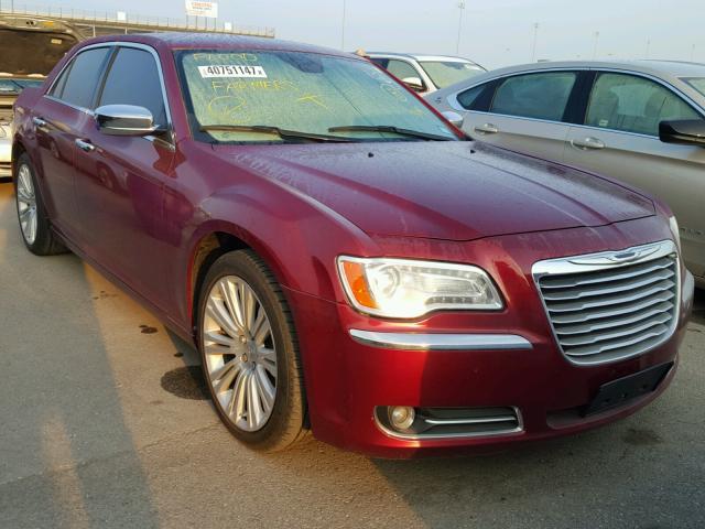 2C3CCAEG7EH119462 - 2014 CHRYSLER 300C RED photo 1