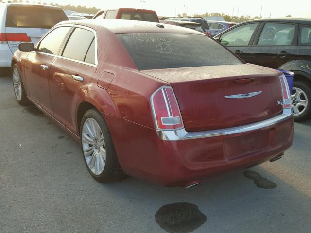 2C3CCAEG7EH119462 - 2014 CHRYSLER 300C RED photo 3