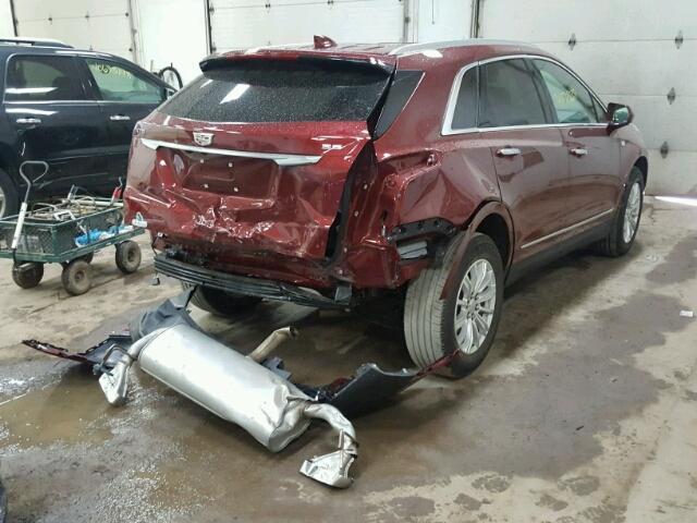 1GYKNARS9HZ113872 - 2017 CADILLAC XT5 RED photo 4