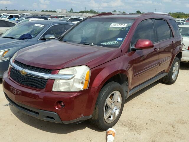 2CNDL53F986062856 - 2008 CHEVROLET EQUINOX LT BURGUNDY photo 2