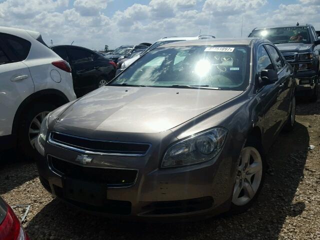 1G1ZA5EUXBF187348 - 2011 CHEVROLET MALIBU GRAY photo 2