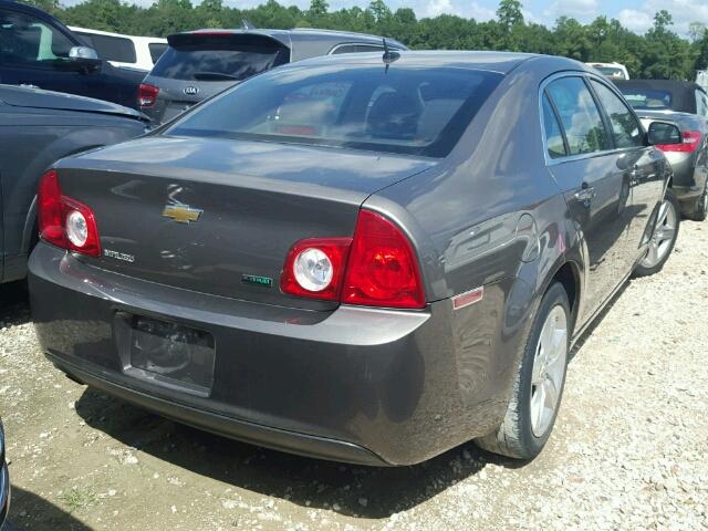 1G1ZA5EUXBF187348 - 2011 CHEVROLET MALIBU GRAY photo 4