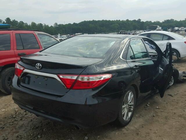 4T1BF1FK3FU016521 - 2015 TOYOTA CAMRY BLACK photo 4