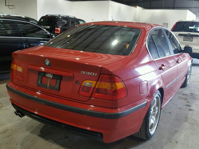 WBAEV53463KM32696 - 2003 BMW 330 I Կարմիր լուսանկար 4