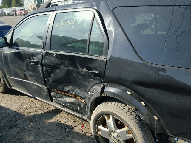 1FMDK06146GA24678 - 2006 FORD FREESTYLE BLACK photo 9